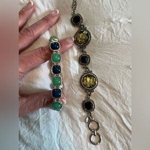 1 stretch and 1 toggle bracelet bundle